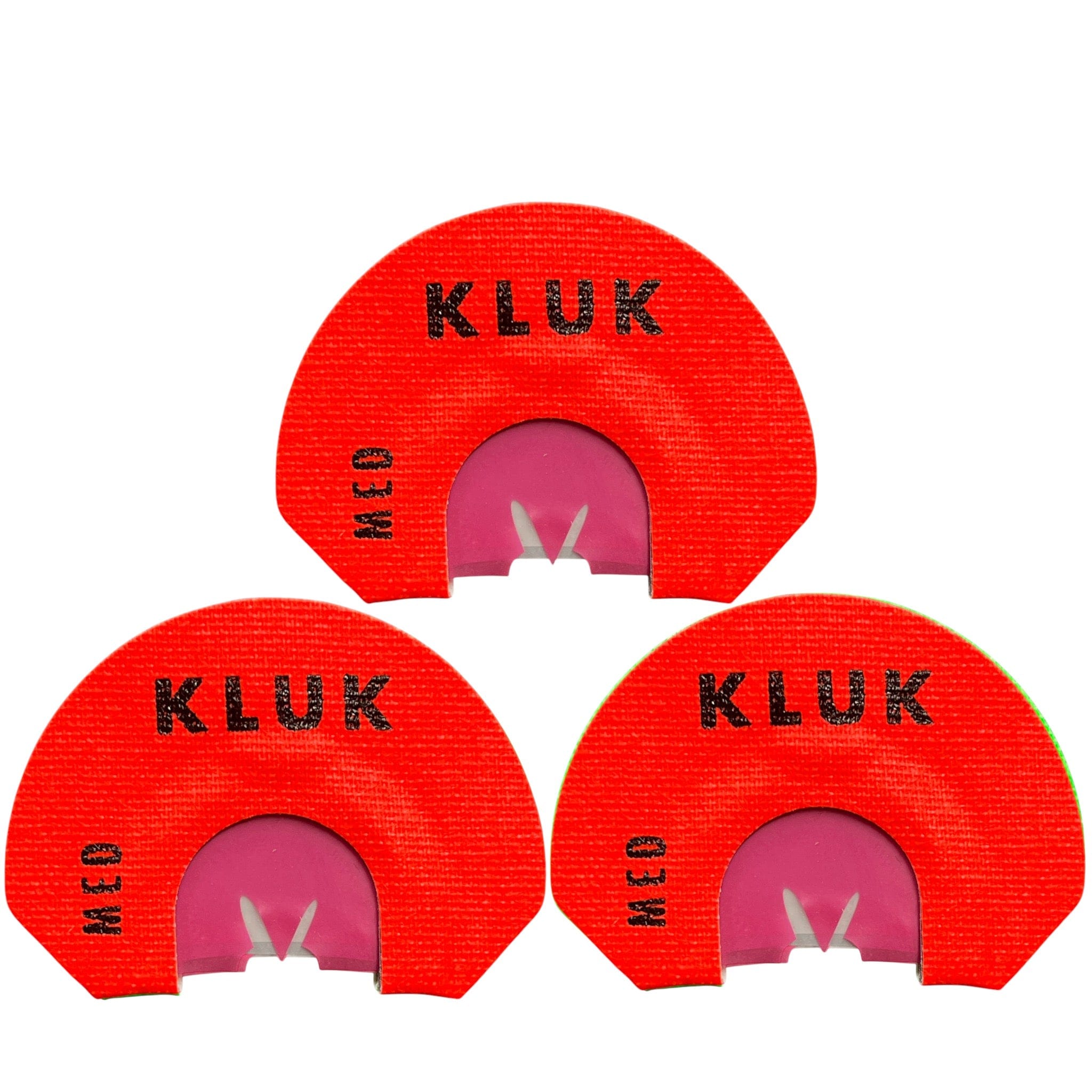 KLUK Custom Calls Turkey Mouth Call Medium Stretch / 3-Pack DEATH BLOW