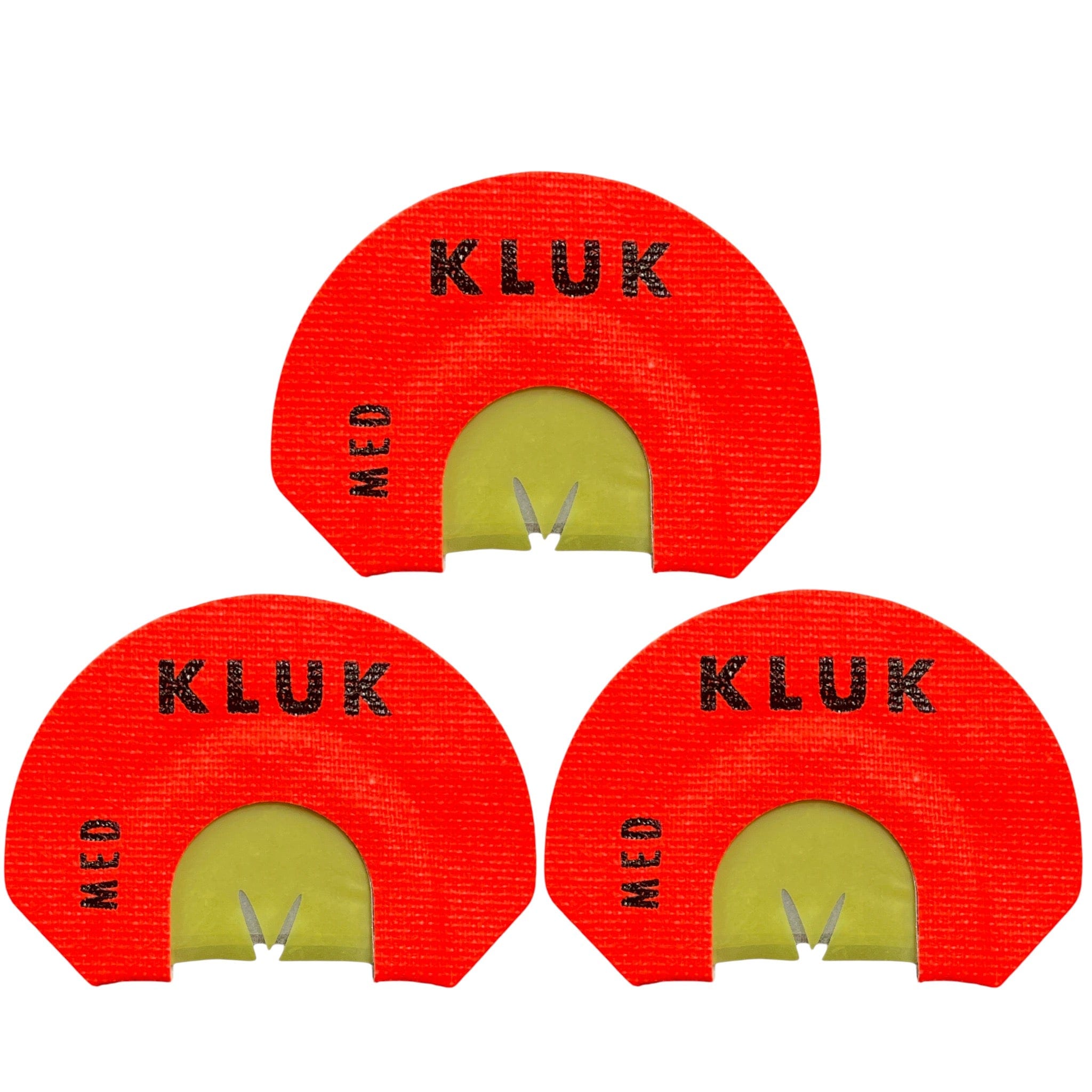 KLUK Custom Calls Turkey Mouth Call Medium Stretch / 3-Pack GAME OVER