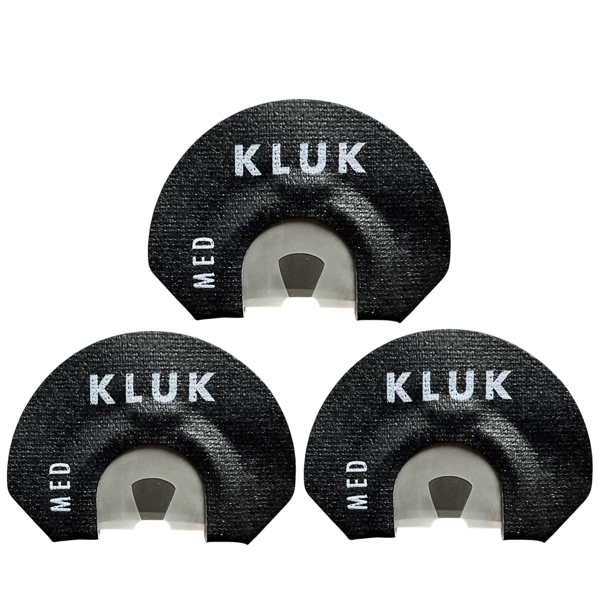 KLUK Custom Calls Turkey Mouth Call Medium Stretch / 3-Pack GO 2 GHOST