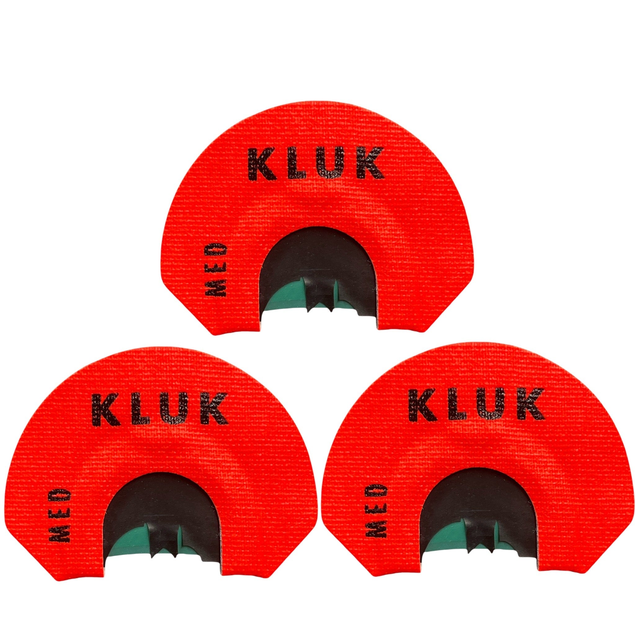 KLUK Custom Calls Turkey Mouth Call Medium Stretch / 3-Pack MAMBA COMBO