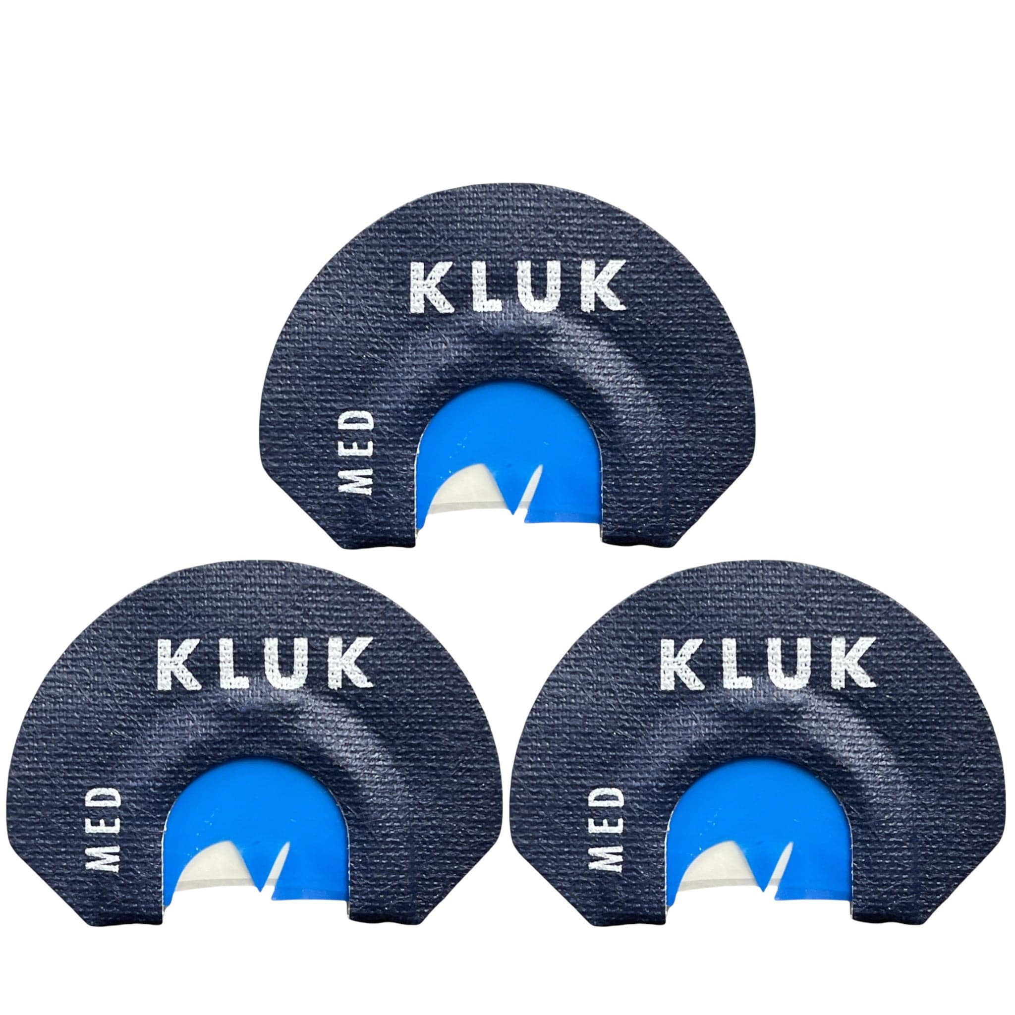 KLUK Custom Calls Turkey Mouth Call Medium Stretch / 3-Pack REBEL YELL