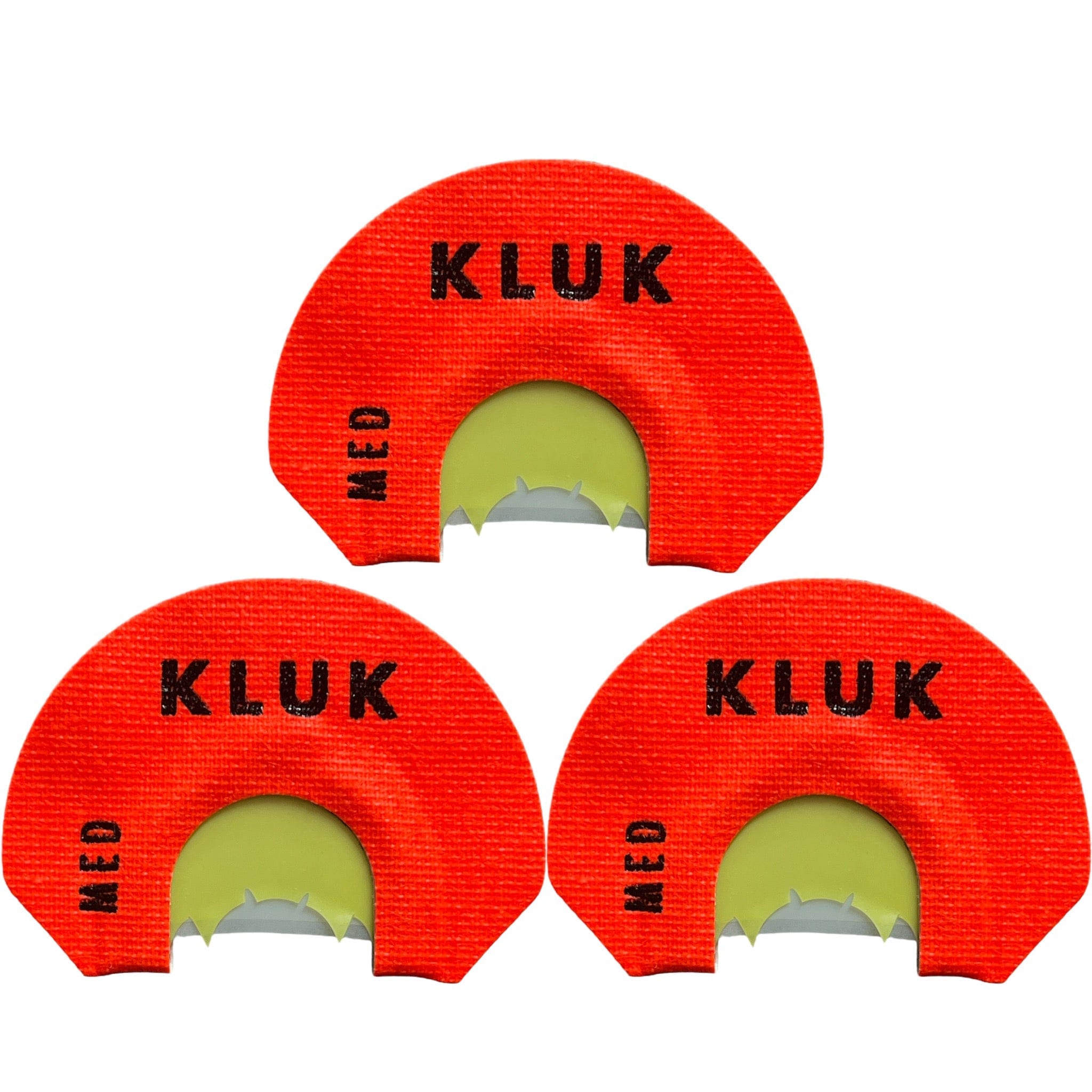 KLUK Custom Calls Turkey Mouth Call Medium Stretch / 3-Pack SMOKIN HEN (3 REED)