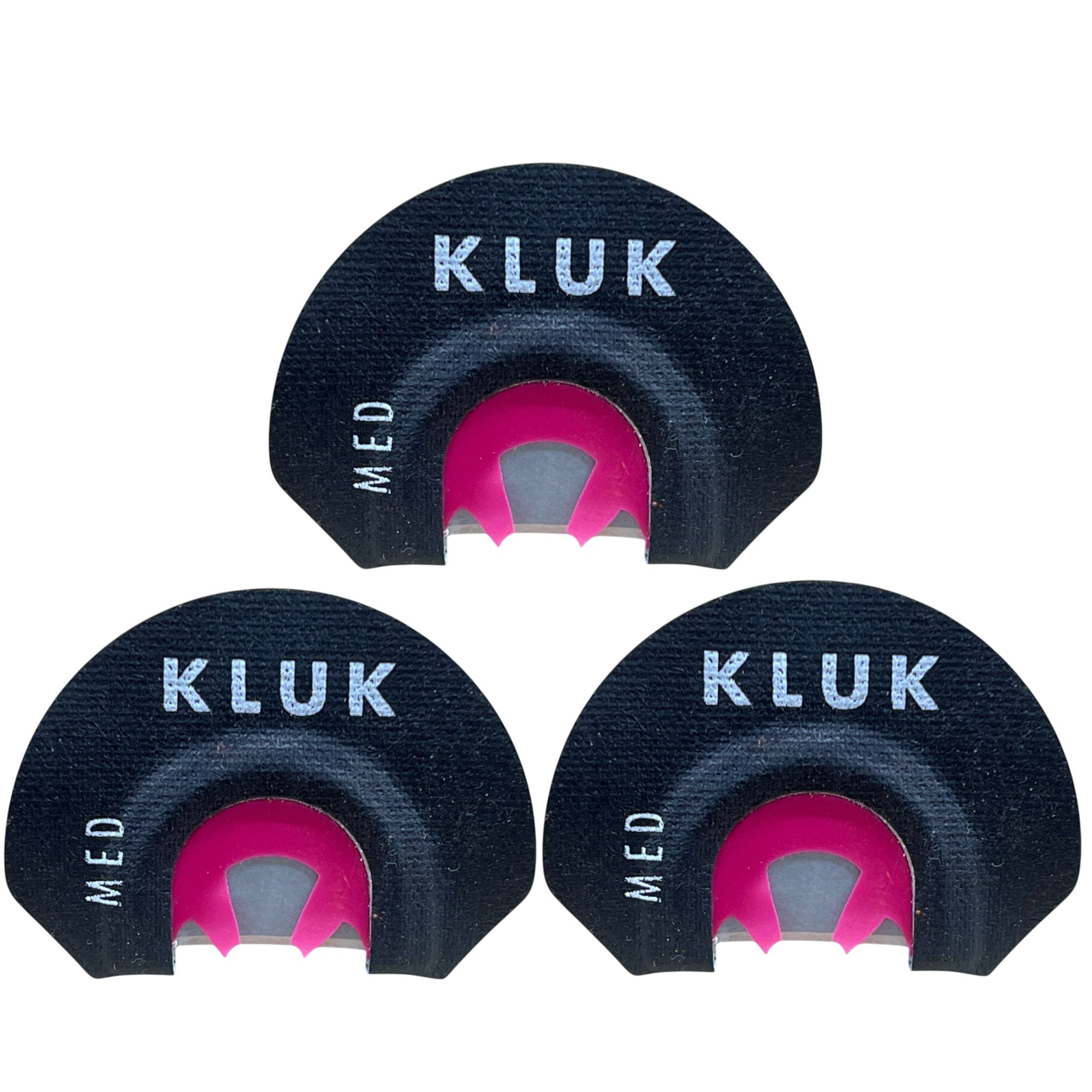 KLUK Custom Calls Turkey Mouth Call Medium Stretch / 3-Pack TOP SECRET