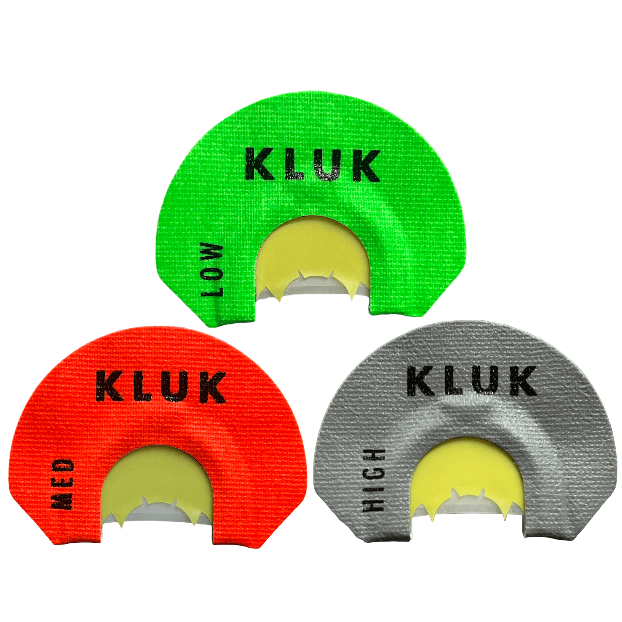 KLUK Custom Calls Turkey Mouth Call SMOKIN HEN (3 REED) Starter Package