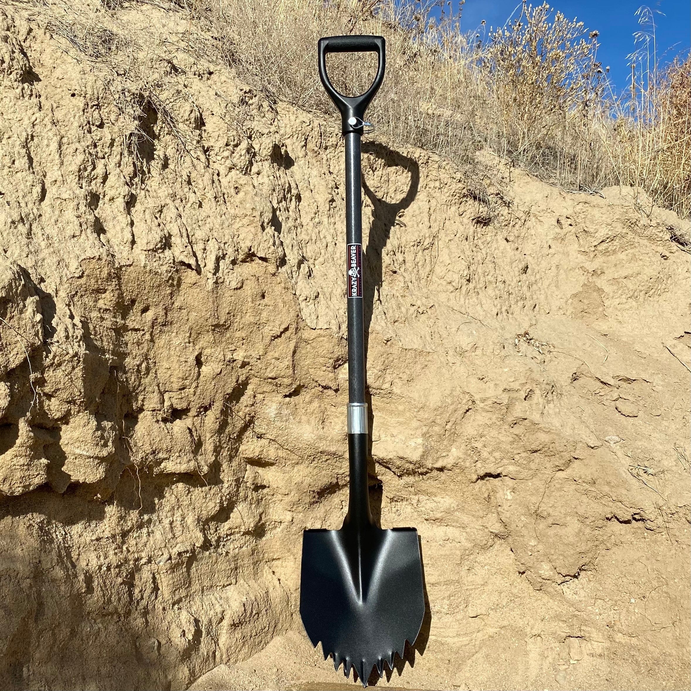 Krazy Beaver Tools Recovery Gear 169.99 Krazy Beaver Shovel XL (Black Textured Head / Black Handle)