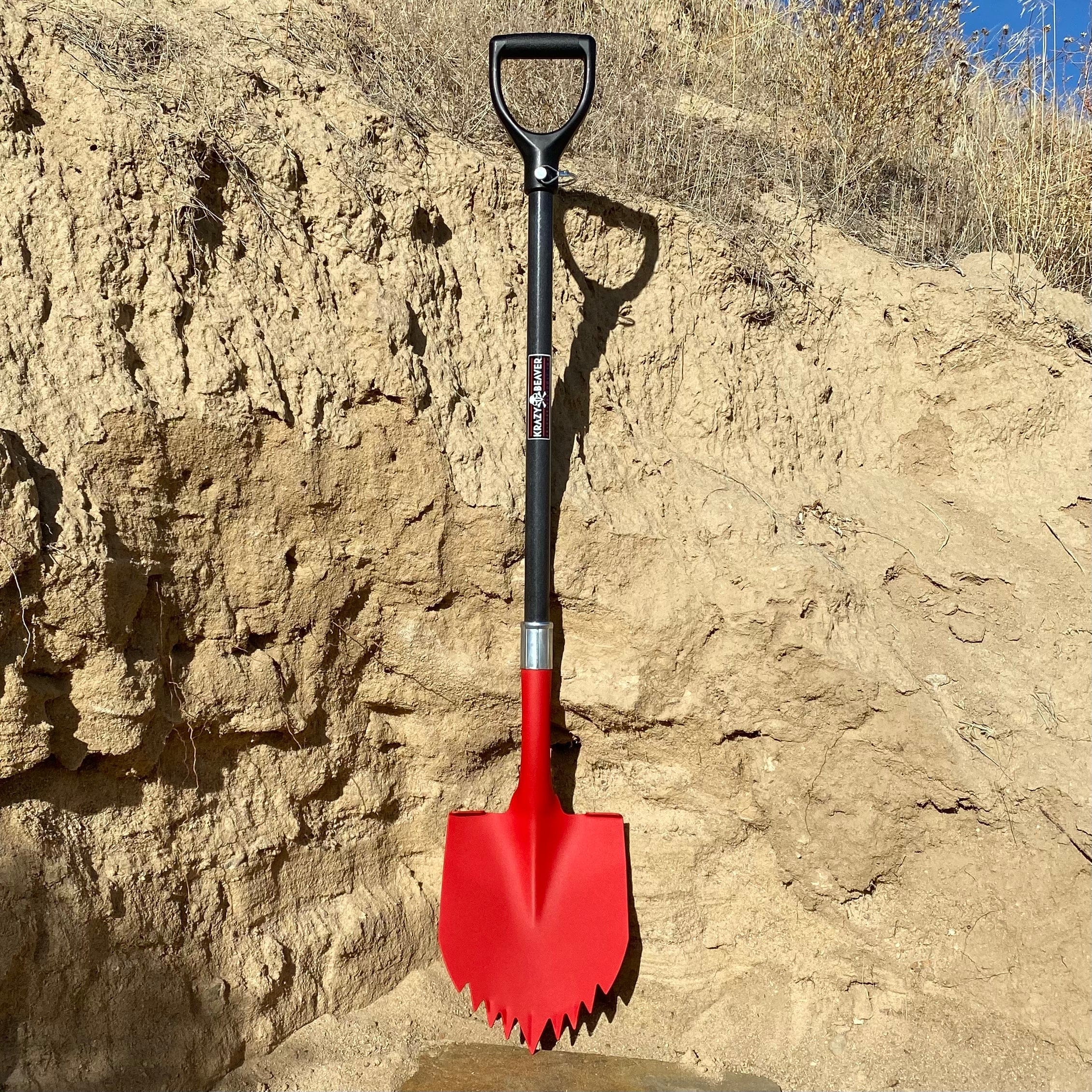 Krazy Beaver Tools Recovery Gear 169.99 Krazy Beaver Shovel XL (Red Textured Head / Black Handle)