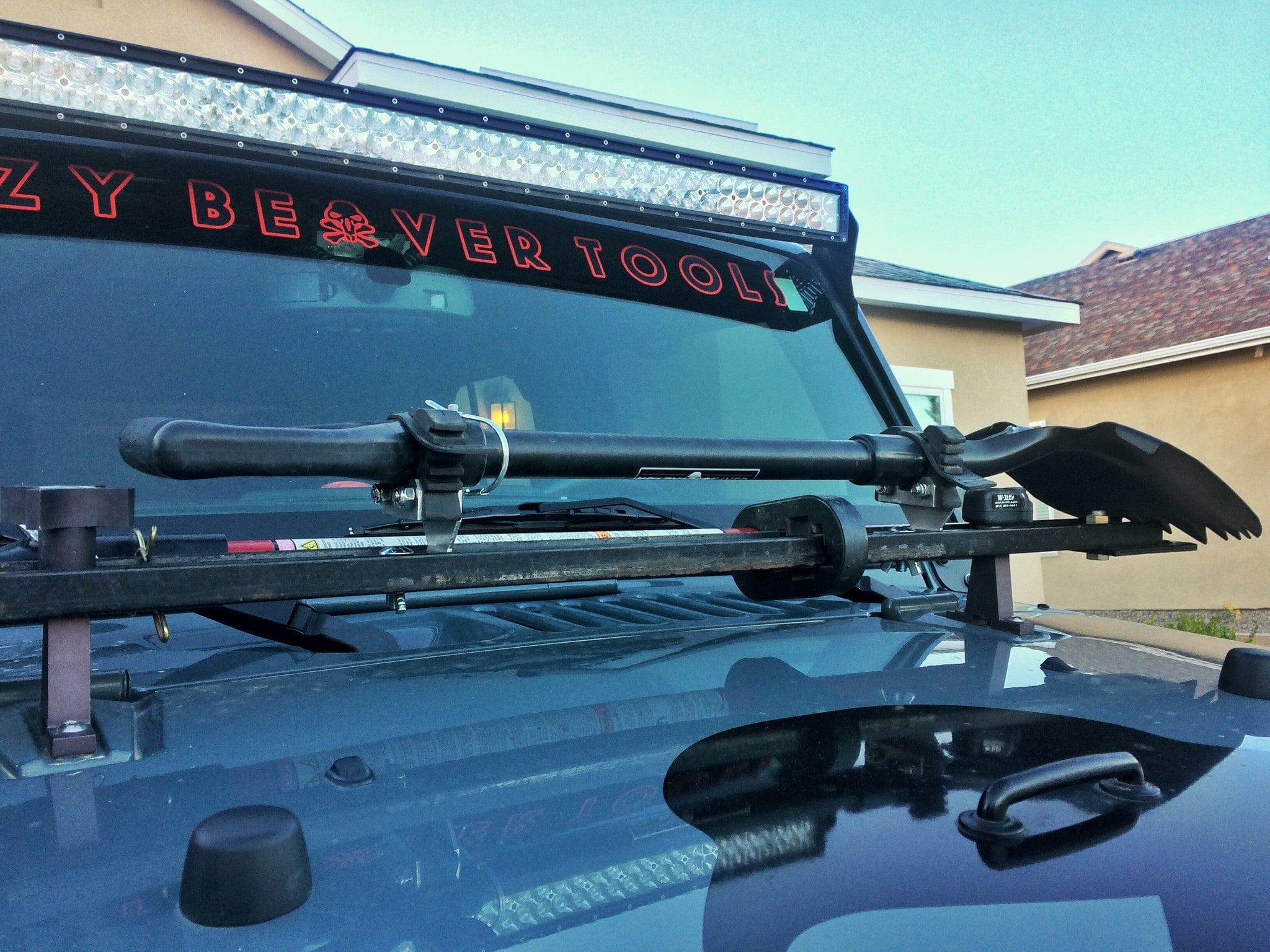 Krazy Beaver Tools Recovery Gear, Camping gear, Shovel, Camping KBT Aluminum Mount Set (1 5/8" Stand-Off) KBT101