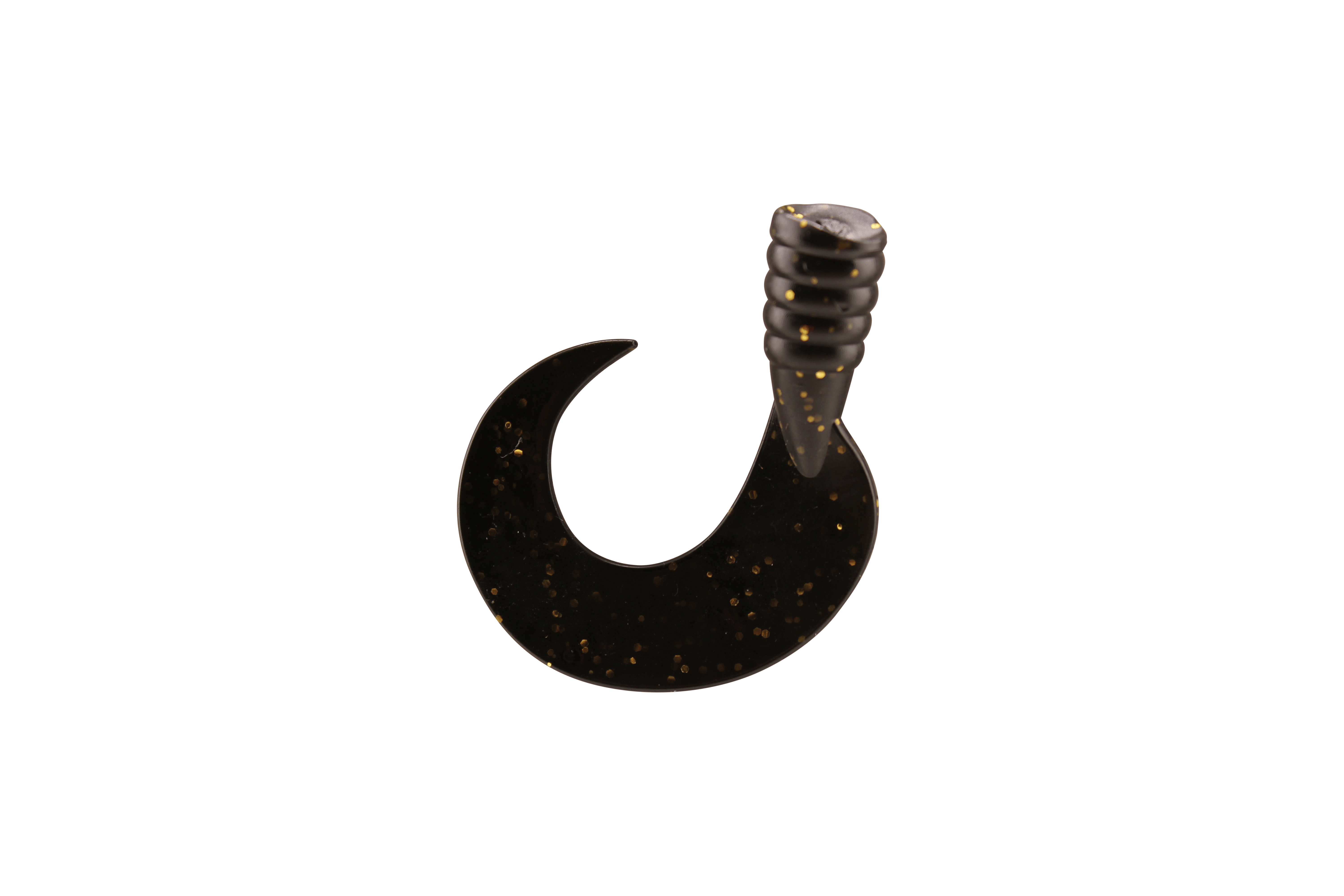 Livingston Lures Accessories Black Tail Gold Glitter Titan Jr Replacement Tail Kit