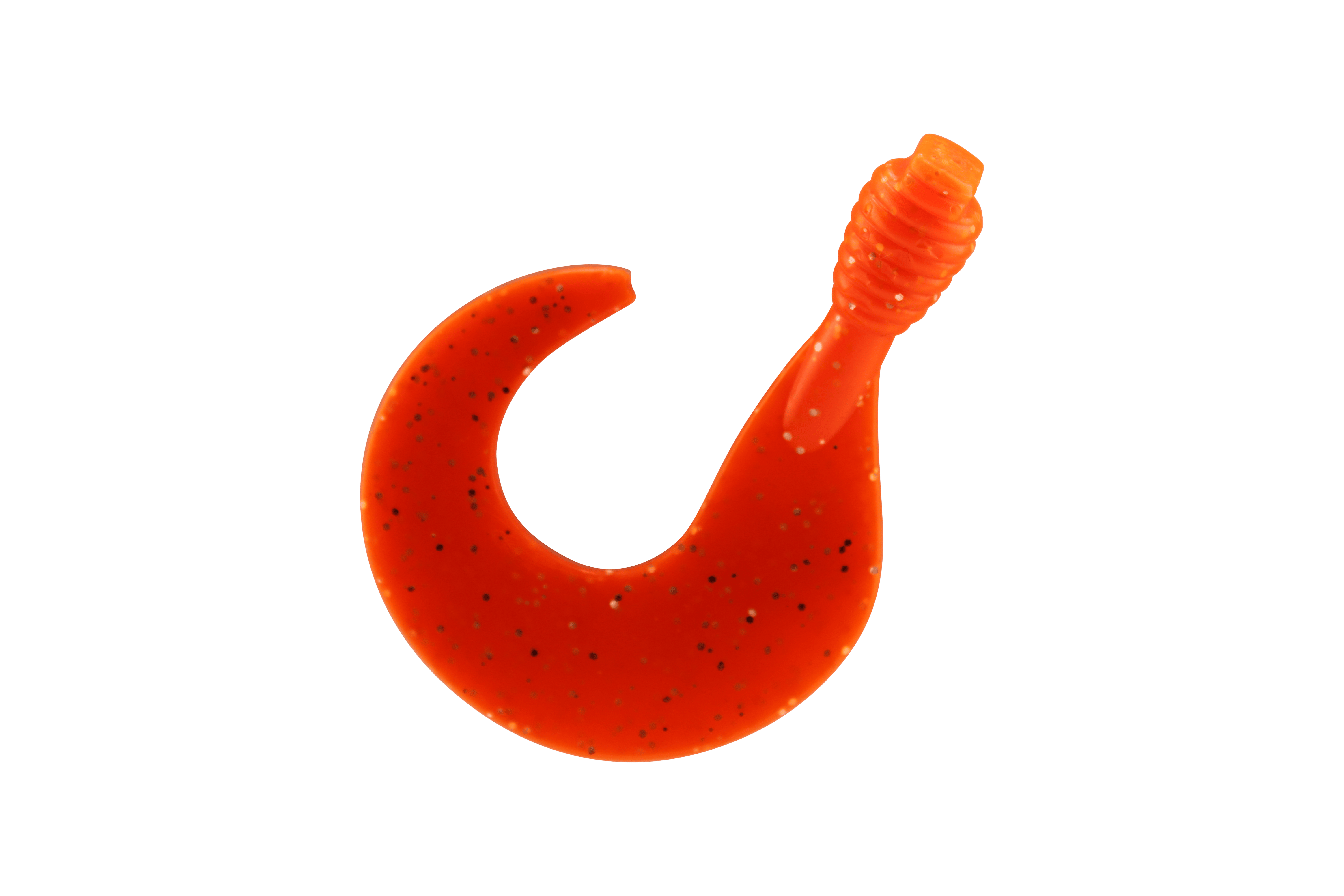 Livingston Lures Accessories Orange Tail Silver Glitter Titan Replacement Tail Kit