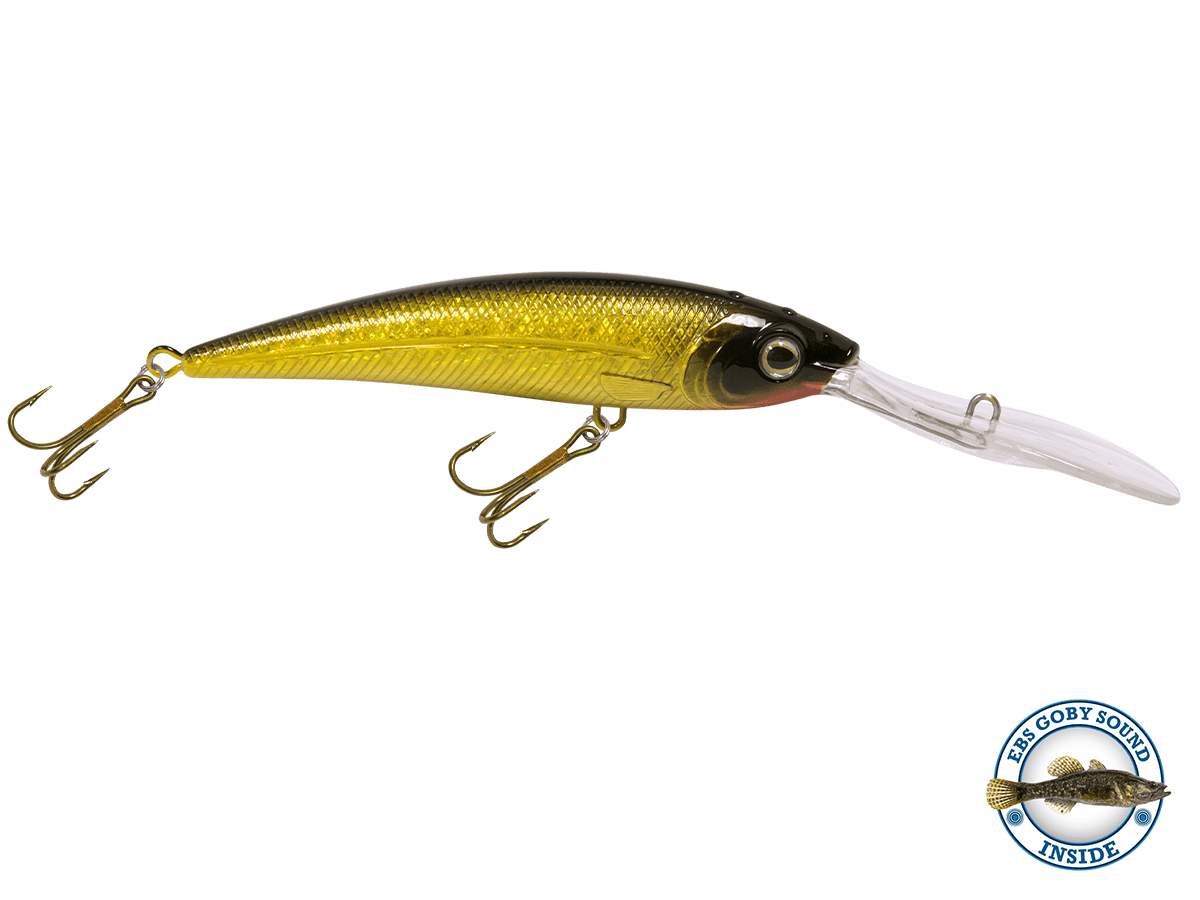 Livingston Lures Crankbait Gold Metallic Scale Black / Goby Sound Interceptor