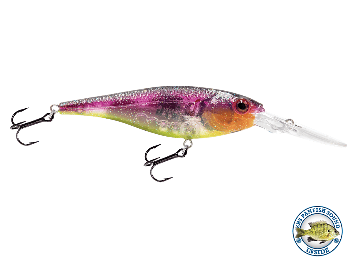 Livingston Lures Crankbait Purple Rain / Panfish Sound Walleye Shad 90