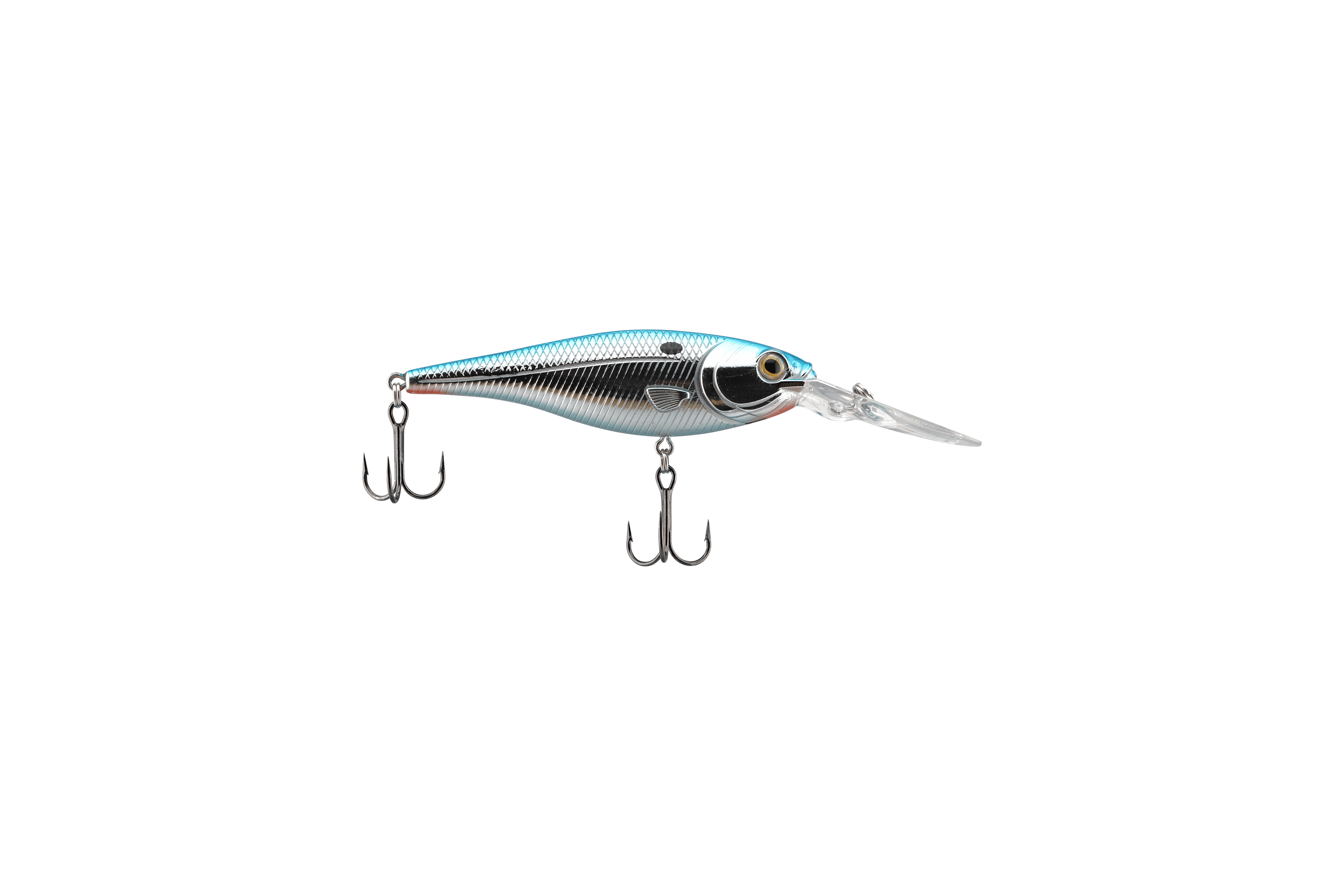 Livingston Lures Crankbaits Blue Red Chrome Walleye Shad 90