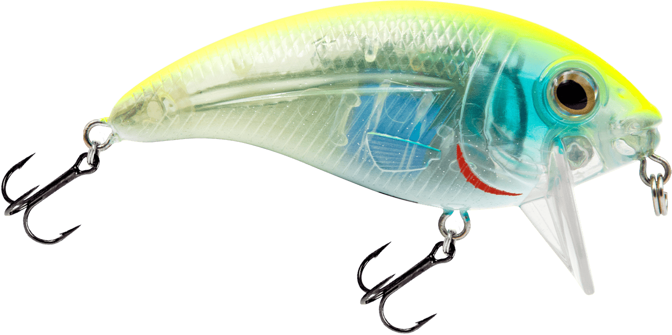 Livingston Lures Crankbaits Chartreuse blue Shiner Bull Nose