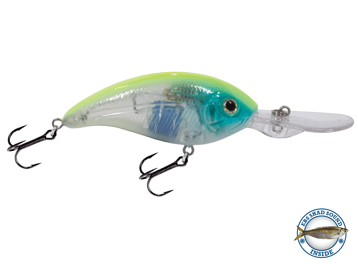 Livingston Lures Crankbaits Chartreuse blue Shiner Deep Impact 12