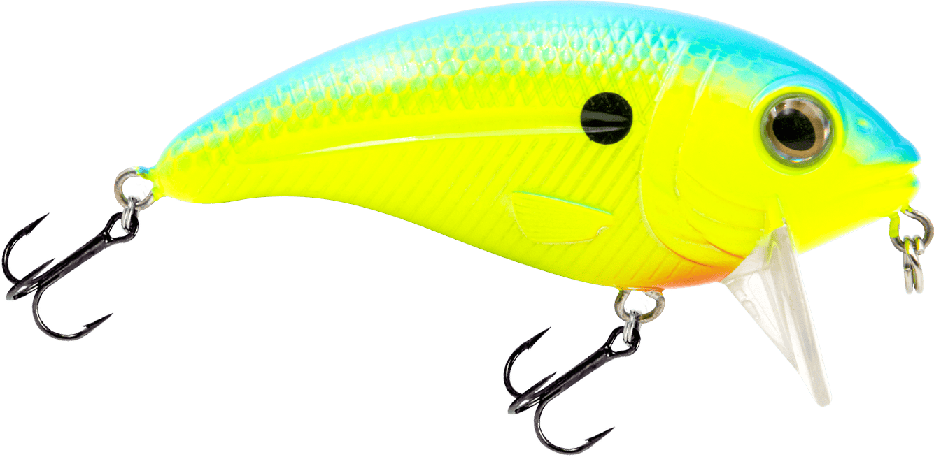 Livingston Lures Crankbaits Chartreuse Sunrise Shad Bull Nose