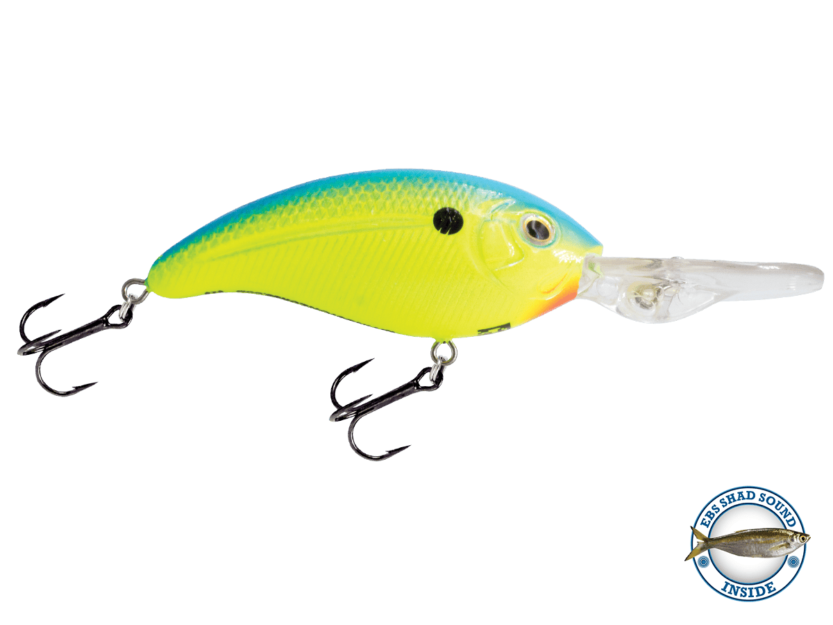 Livingston Lures Crankbaits Chartreuse Sunrise Shad Deep Impact 12
