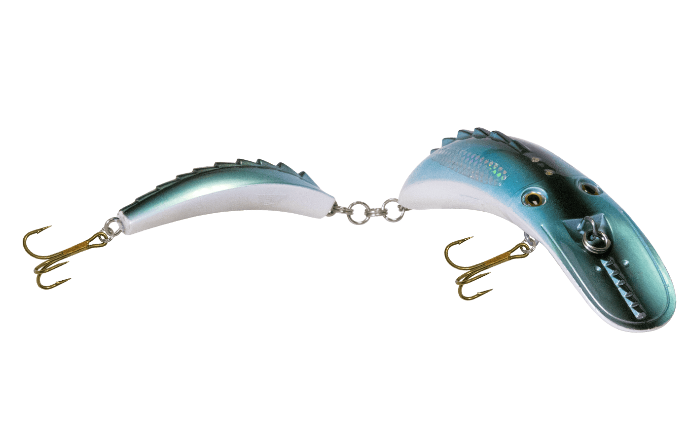 Livingston Lures Crankbaits Holographic Silver Shiner / Perch Sound Dirty Dancer 10"