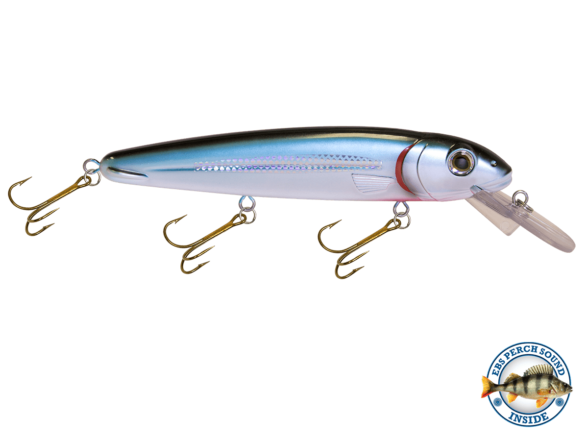 Livingston Lures Crankbaits Holographic Silver Shiner / Perch Sound Rachel (Suspending) 8"