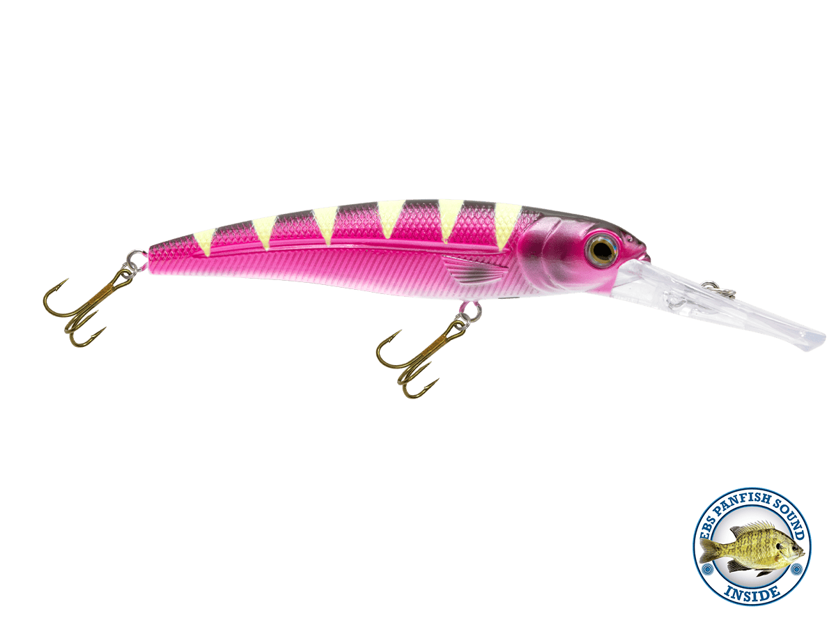 Livingston Lures Crankbaits Purple Tiger / Panfish Sound Voyager 15 Walleye