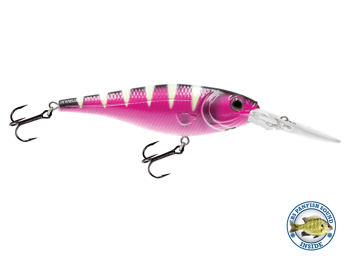 Livingston Lures Crankbaits Purple Tiger / Panfish Sound Walleye Shad 90