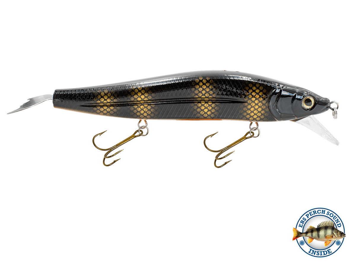 Livingston Lures Jerkbaits Black Perch / Perch Sound Flipper (Slow Rise 125G)