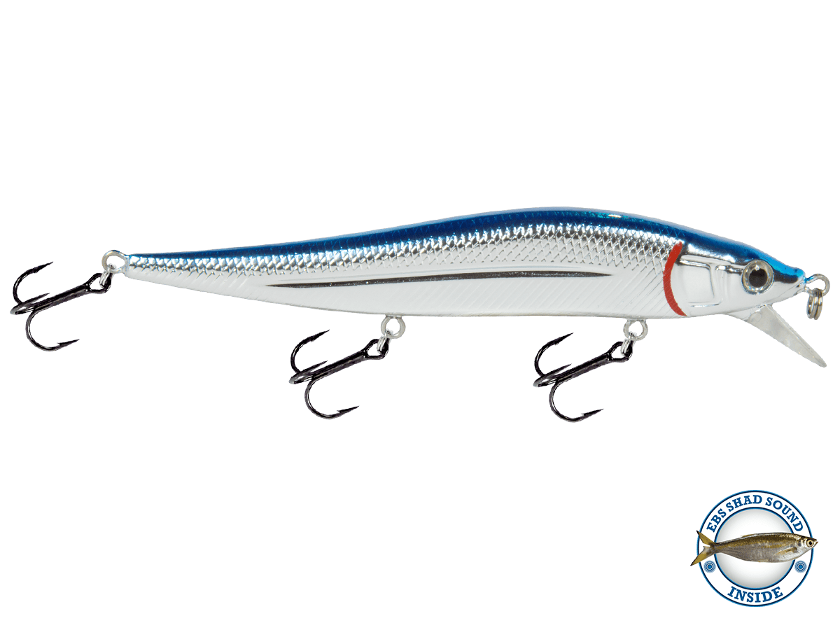 Livingston Lures Jerkbaits Blue Back Chrome Shad JerkMaster 121C