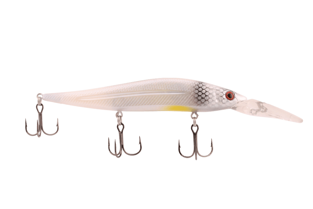 Livingston Lures Jerkbaits Blue Pearl Jerkmaster Deep Plus (Jerkmaster 121 DP)