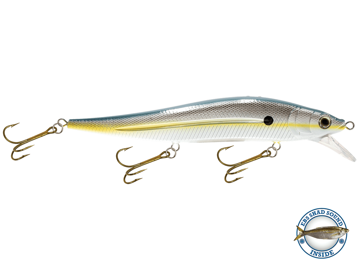 Livingston Lures Jerkbaits Chartreuse Shad / Shad Sound Jerkmaster 10"