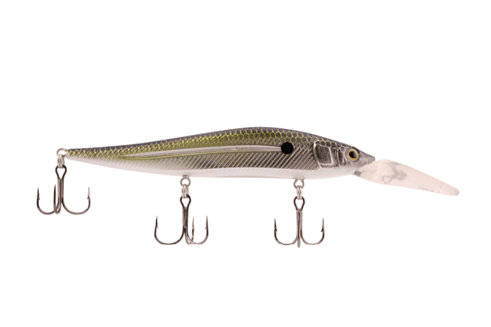 Livingston Lures Jerkbaits Chrome XXX Shad Jerkmaster Deep Plus (Jerkmaster 121 DP)