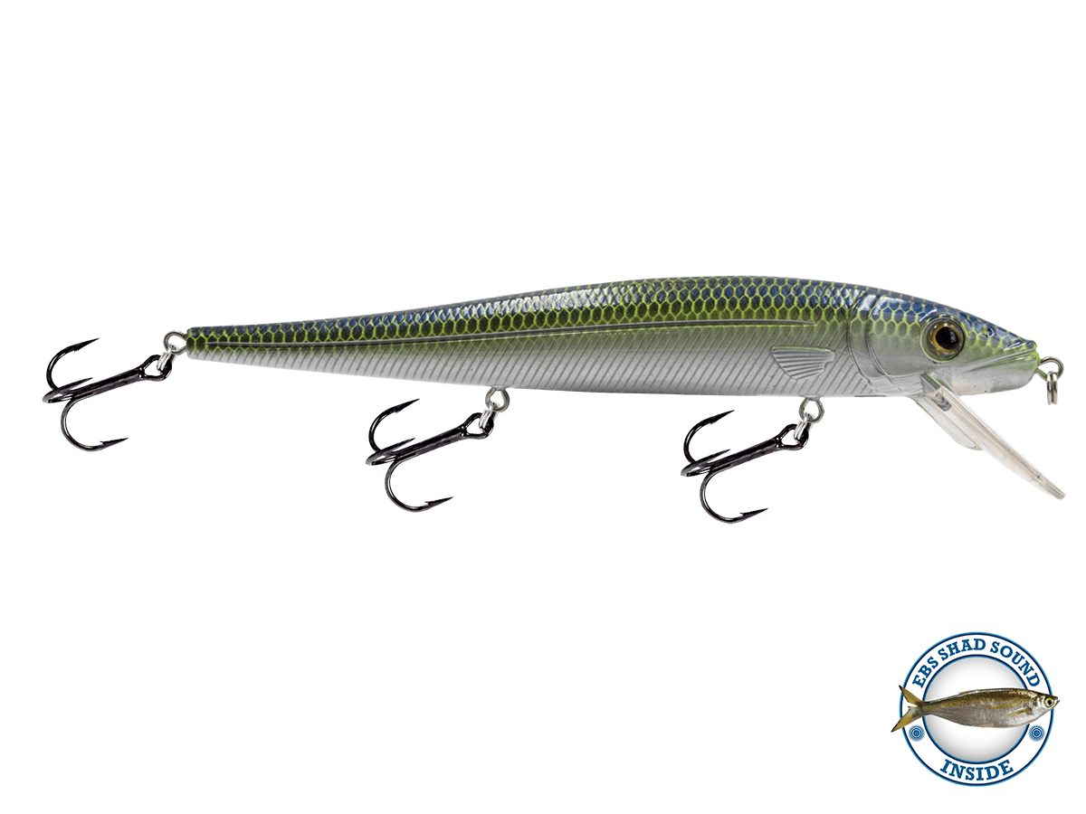 Livingston Lures Jerkbaits Chrome XXX Shad / Shad Sound Walleye Jerkbait 136