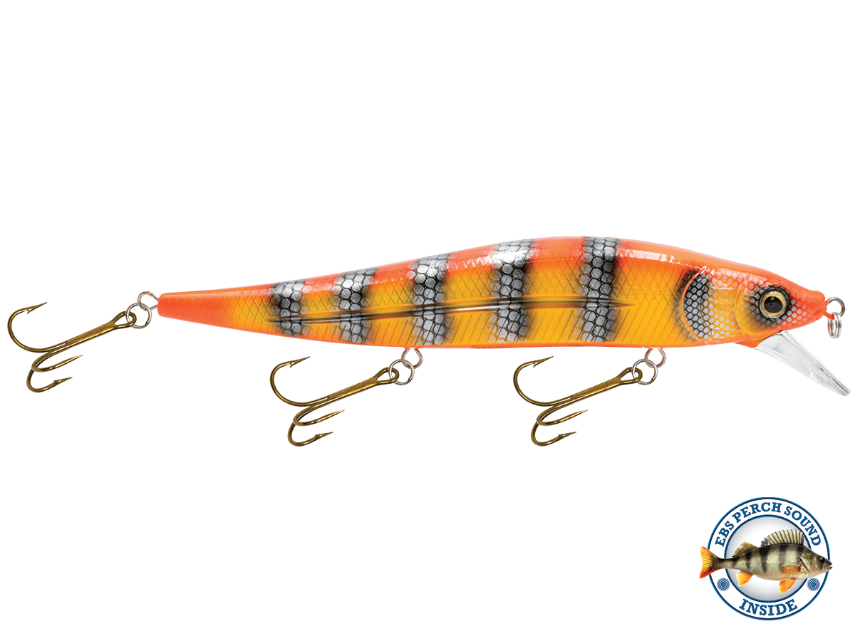 Livingston Lures Jerkbaits Fire Perch / Perch Sound Jerkmaster 10"