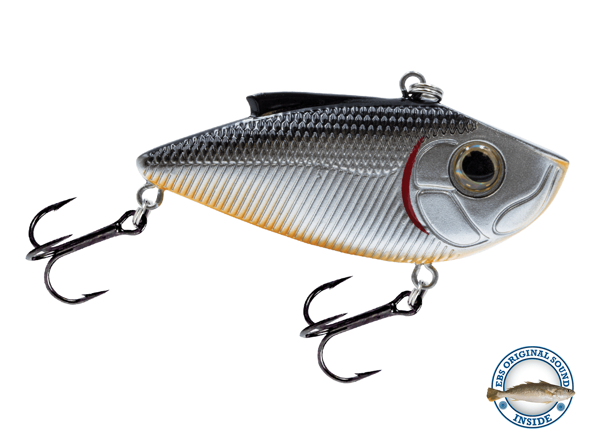Livingston Lures Lipless Crankbait Black Back Chrome Shad Monster Mike - Pro Ripper