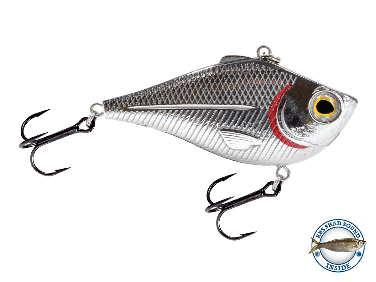 Livingston Lures Lipless Crankbait Black Back Chrome Shad Pro Ripper Magnum