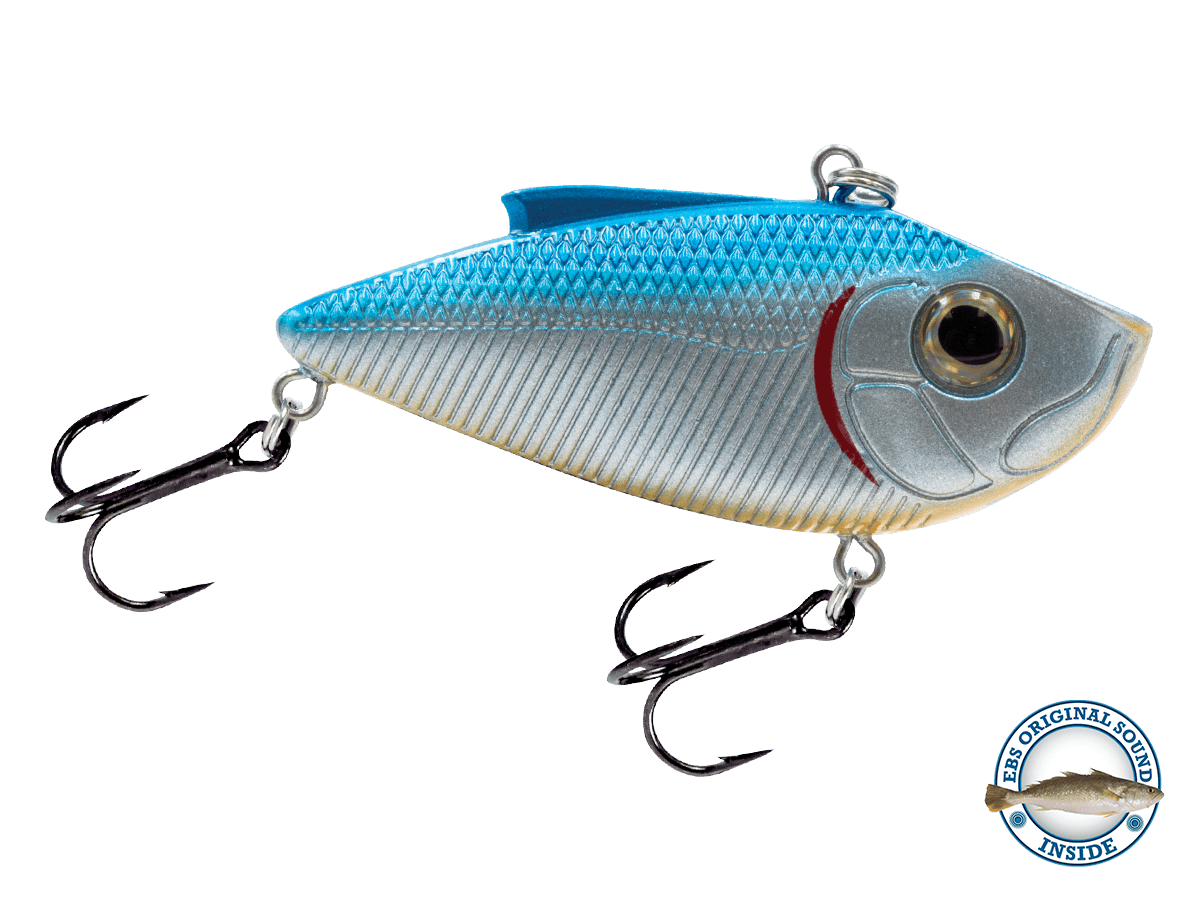 Livingston Lures Lipless Crankbait Blue Back Chrome Shad Pro Ripper
