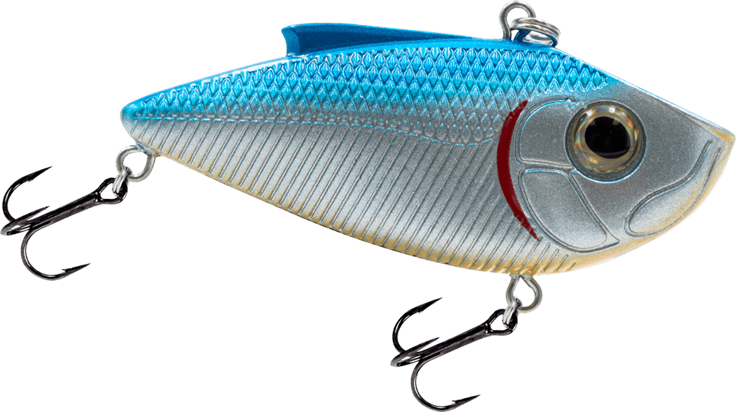 Livingston Lures Lipless Crankbait Blue Back Chrome Shad Pro Ripper SW