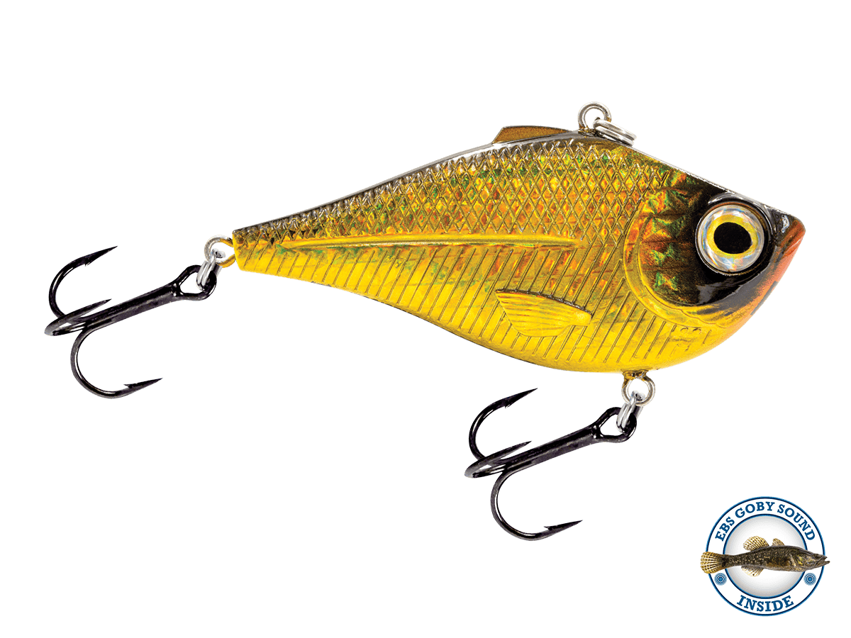 Livingston Lures Lipless Crankbait Gold Metallic Scale Black Pro Ripper Magnum