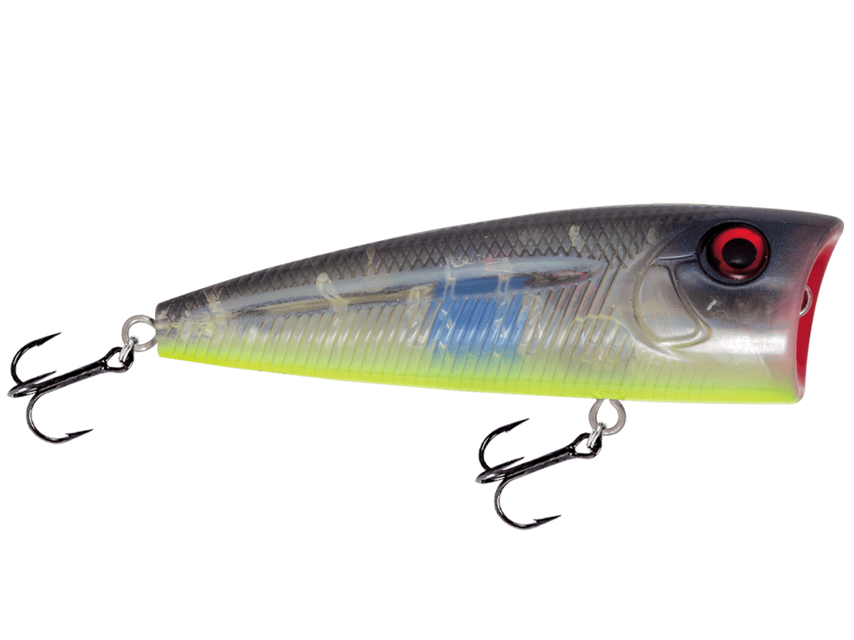 Livingston Lures Popper Bluetreuse WALK N POP 77
