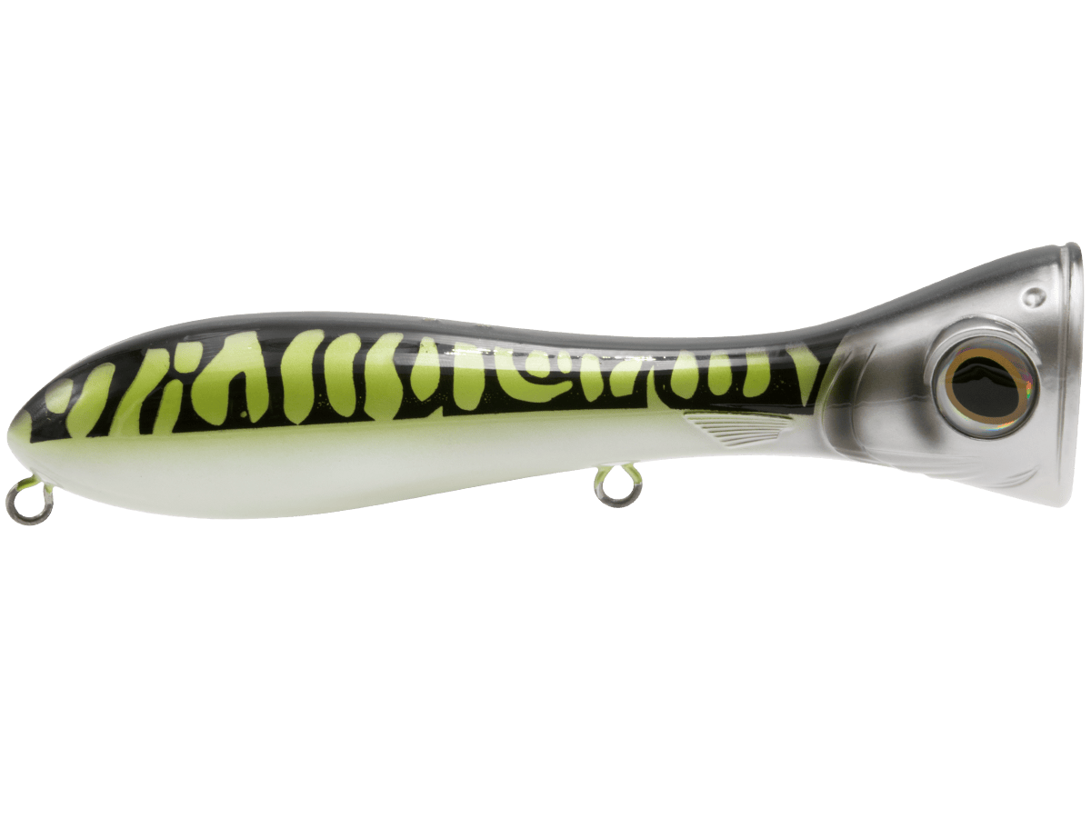 Livingston Lures Popper Green Mackerel Big Poppa 6"