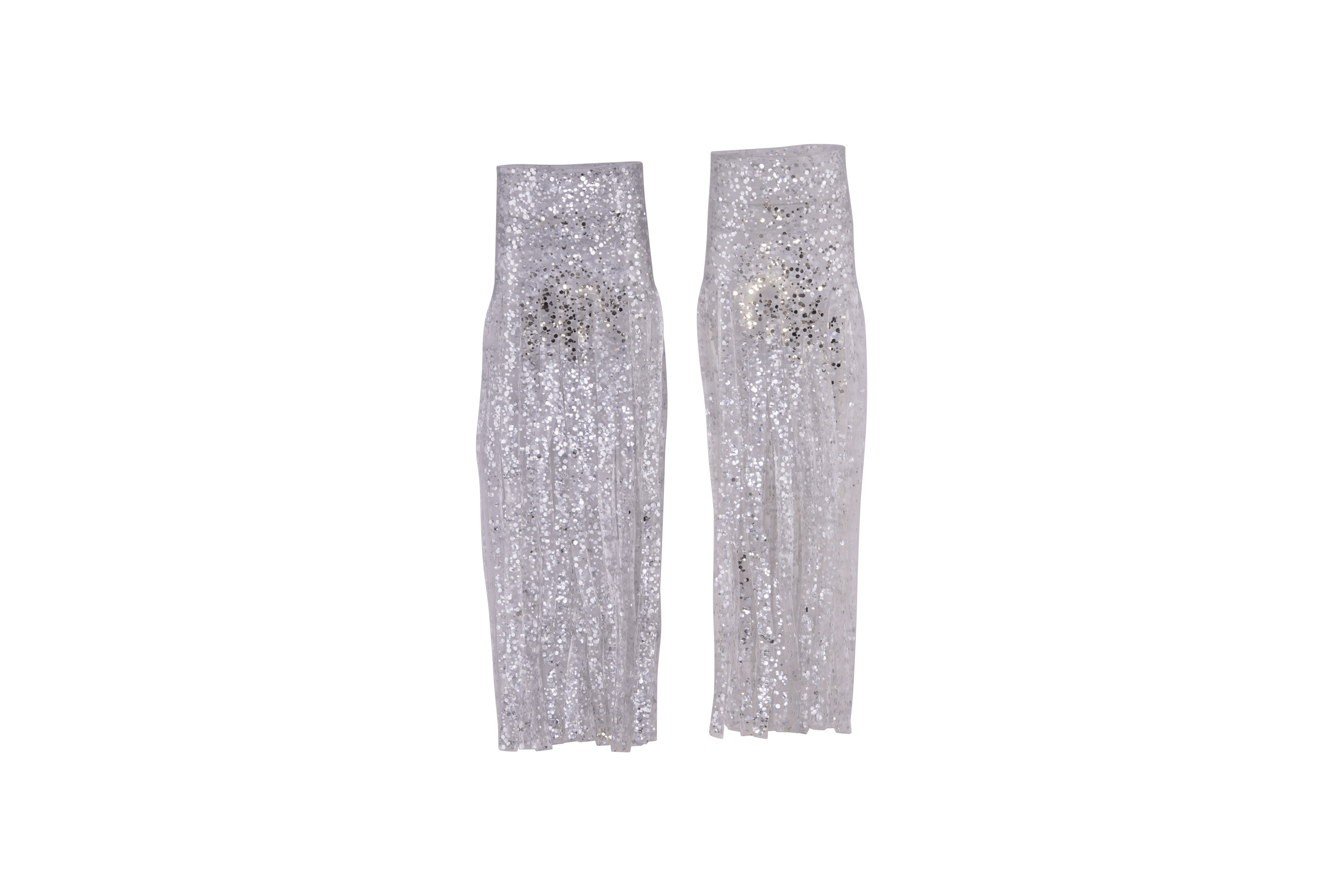 Livingston Lures Silver Sparkle Kraken Skirted Tail Kit