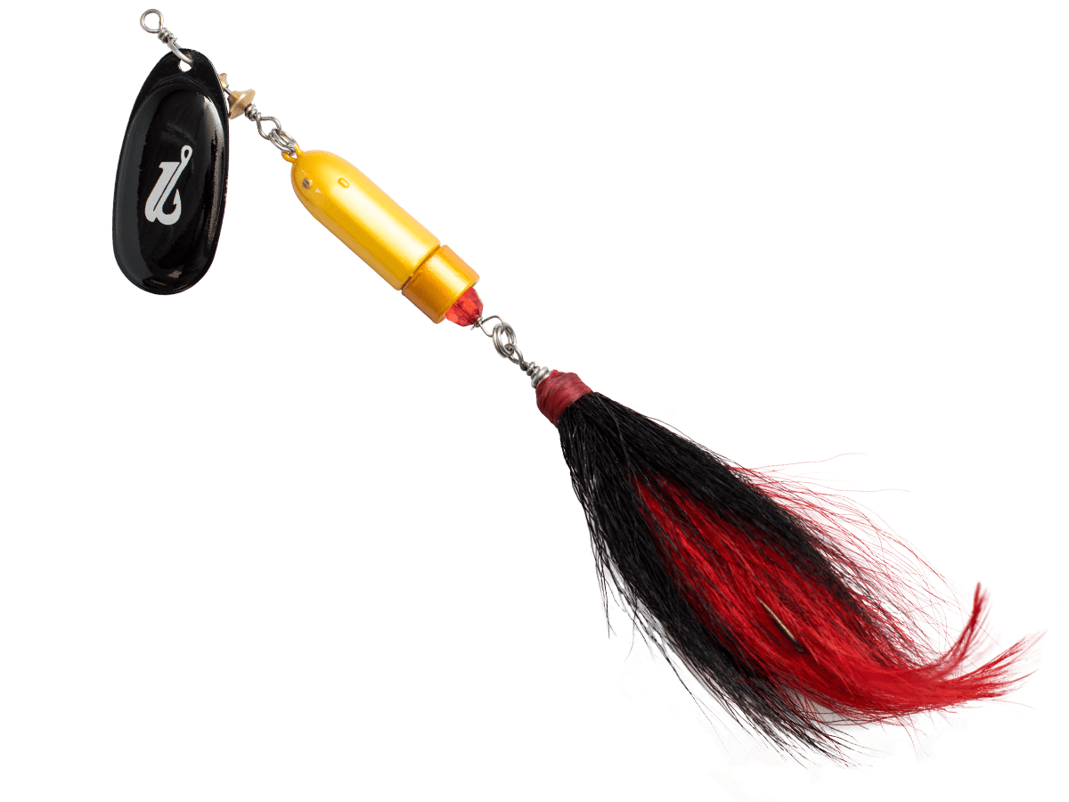 Livingston Lures Spinnerbaits Black Gold Capsule / Perch Sound Classic Killer Bucktail