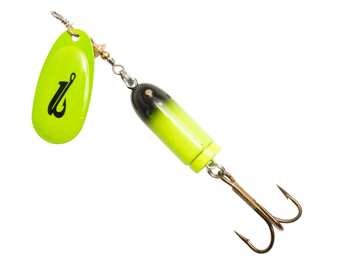 Livingston Lures Spinnerbaits Chartreuse Black / Perch Sound EBS Spinner 50