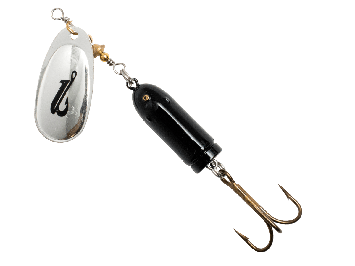 Livingston Lures Spinnerbaits Chrome Black / Perch Sound EBS Spinner 50