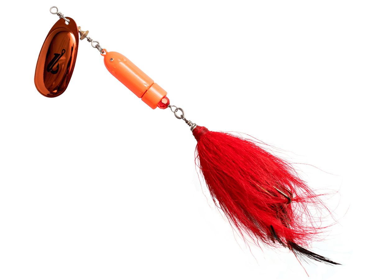 Livingston Lures Spinnerbaits Copper Red / Perch Sound Classic Killer Bucktail