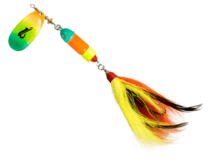 Livingston Lures Spinnerbaits Fire Tiger / Perch Sound Classic Killer Bucktail