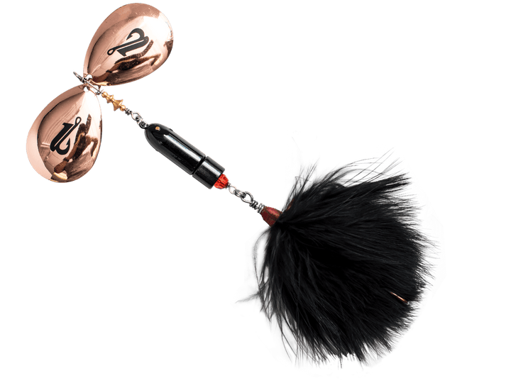 Livingston Lures Spinnerbaits S Copper Black Bad Boy Bucktail