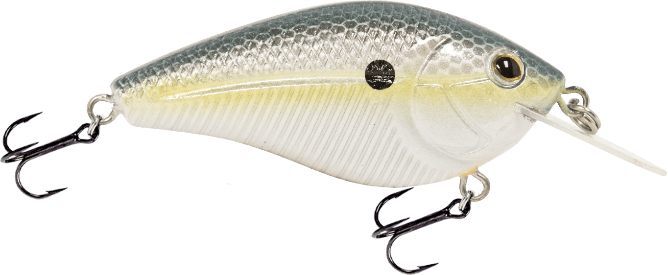 Livingston Lures Squarebill Chartreuse Shad Primetyme CB 1.5