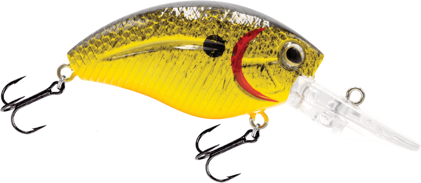 Livingston Lures Squarebill Chartreuse Splatter Shad Howeller DMC Jr.