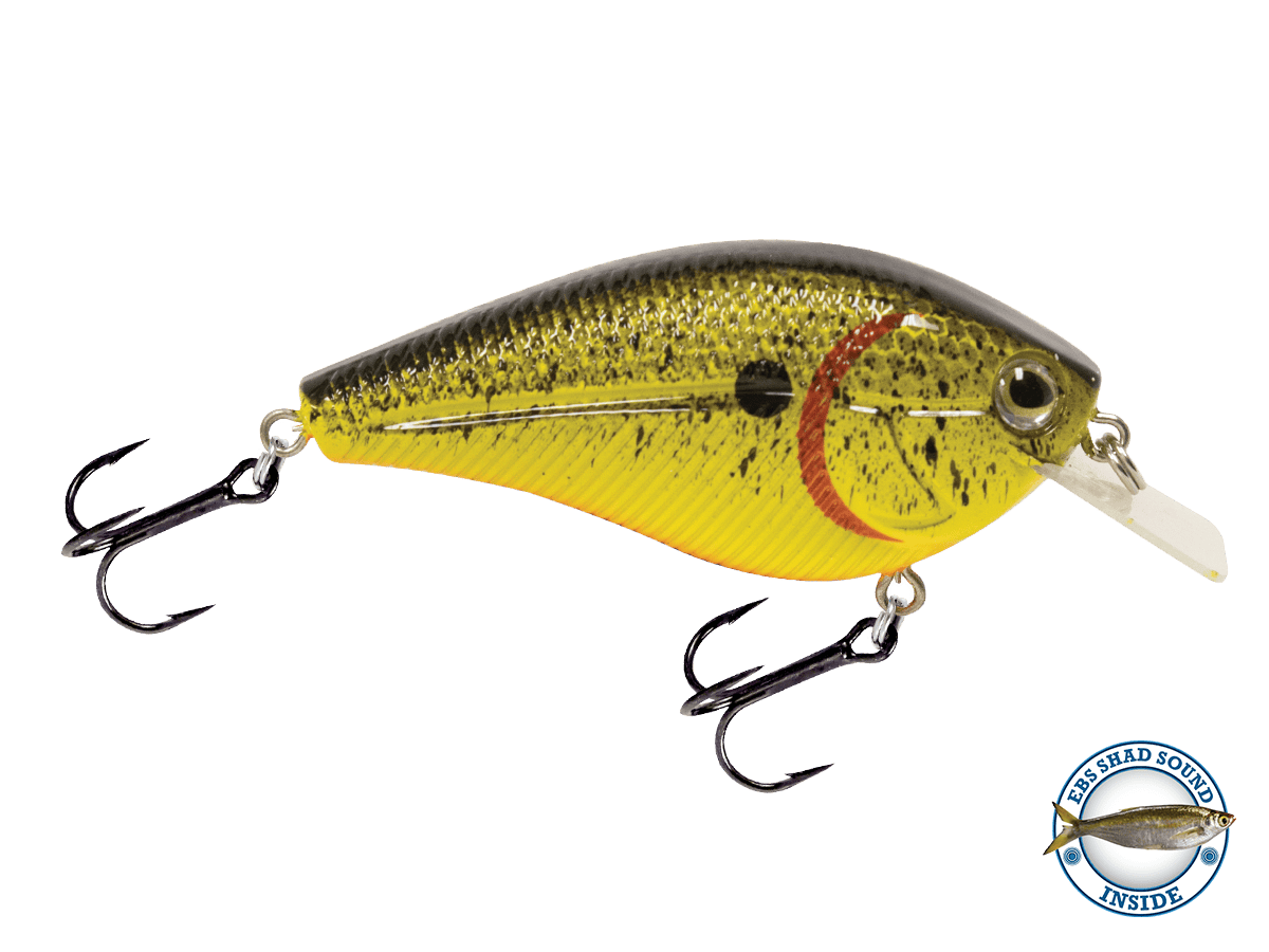 Livingston Lures Squarebill Chartreuse Splatter Shad Primetyme SQ 2.0