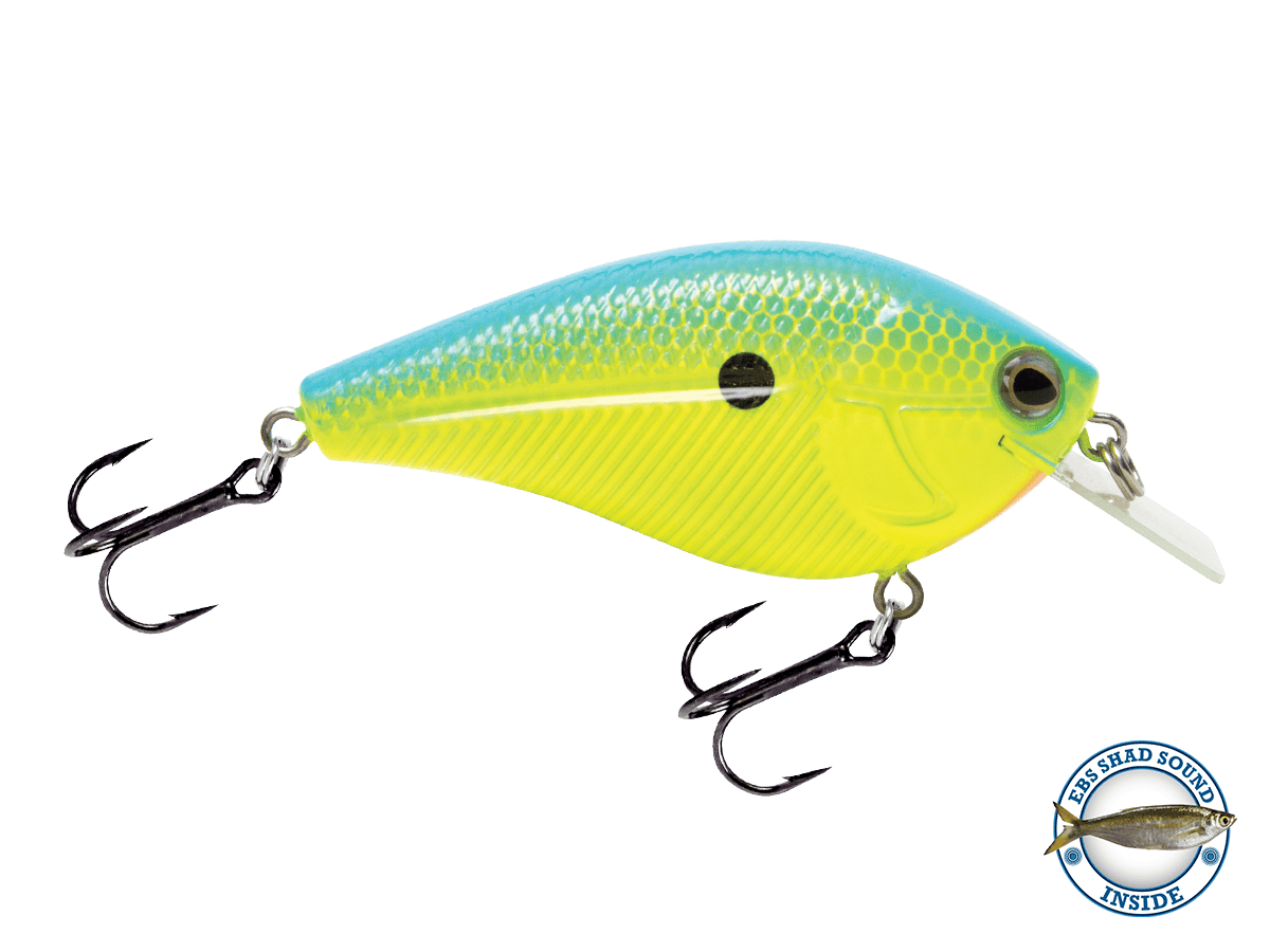 Livingston Lures Squarebill Chartreuse Sunrise Shad Primetyme SQ 2.0