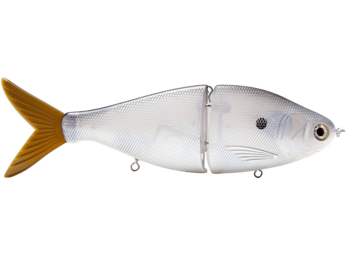 Livingston Lures Swimbait Black Silver Shiner / Original Sound Viper 8"